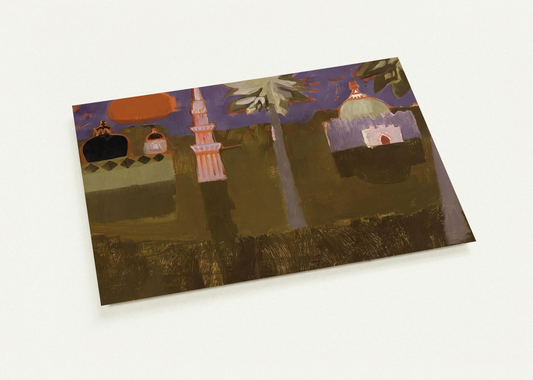 Minorets - 1968 By Mary Fedden Pack of 10 Post Cards | Mary Fedden Post Cards | A6 (10.5 x 14.8 cm) - 4.1 x 5.8 inches