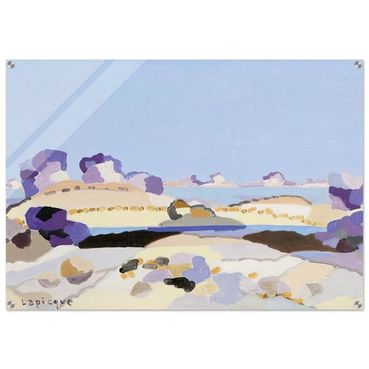 Lagune bretonne - 1959 - Charles Lapicque Acrylic Print - 70x100 cm / 28x40″ inches