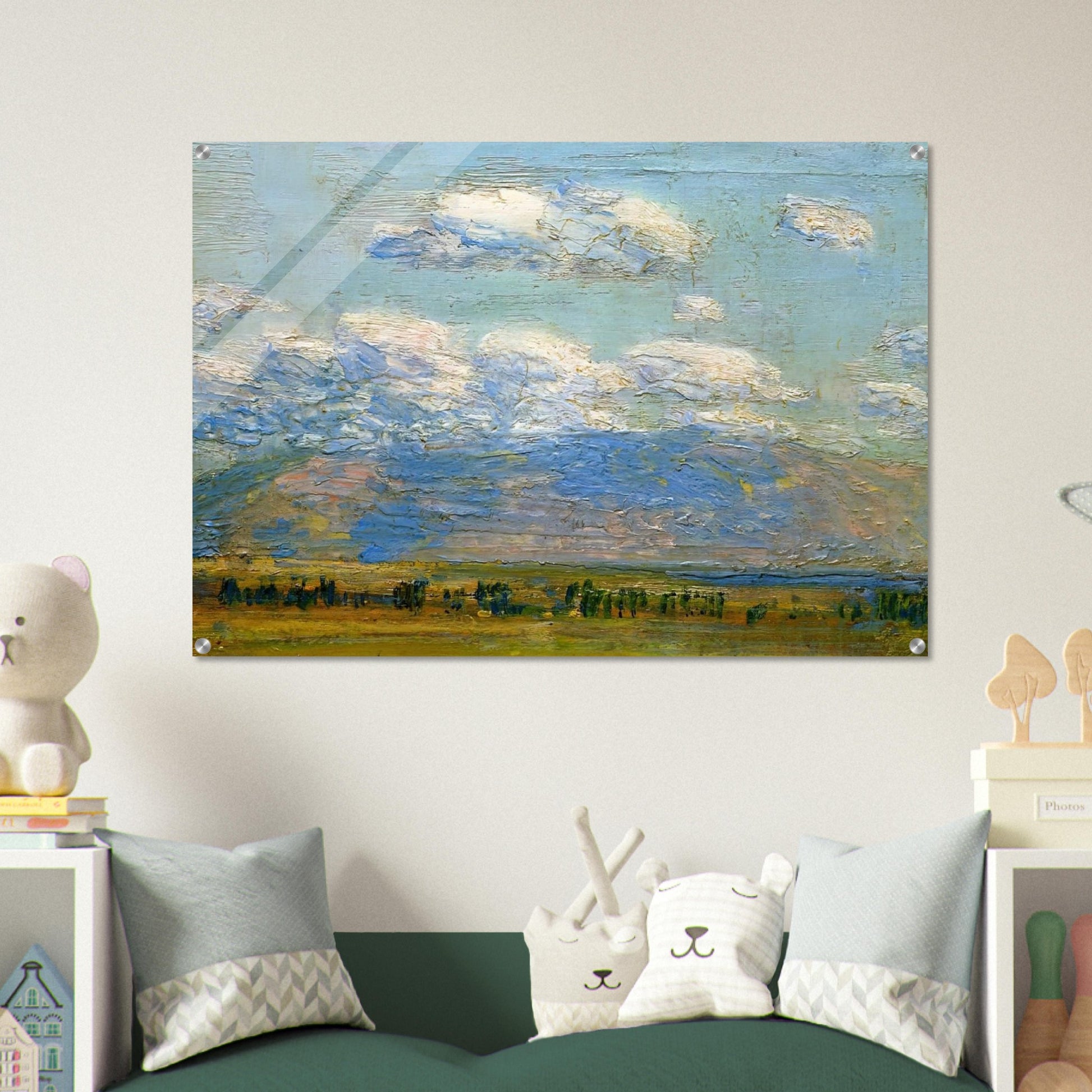 Mountain Home, Idaho - Childe Hassam Acrylic Print - 70x100 cm / 28x40″ inches