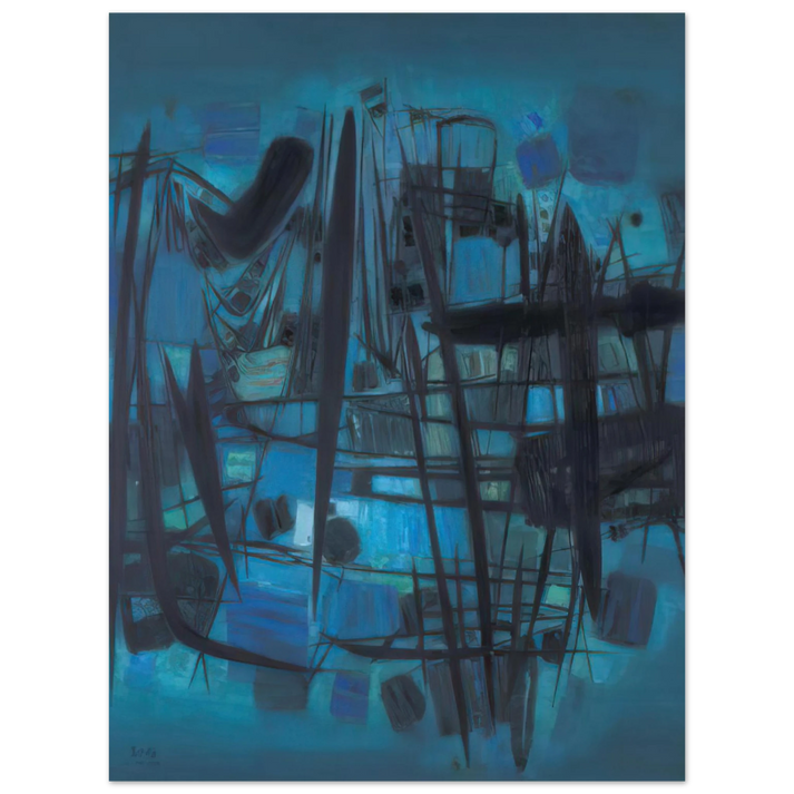 Chu teh Chun - MILLE VIES SE CACHENT DANS LE BOIS  75x100 cm / 30x40inches Fine Art Poster