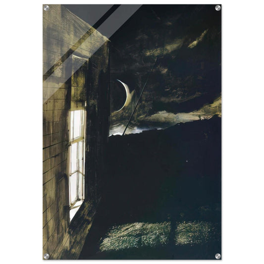 CRESCENT MOON - Andrew Wyeth Acrylic Print - 70x100 cm / 28x40″ inches