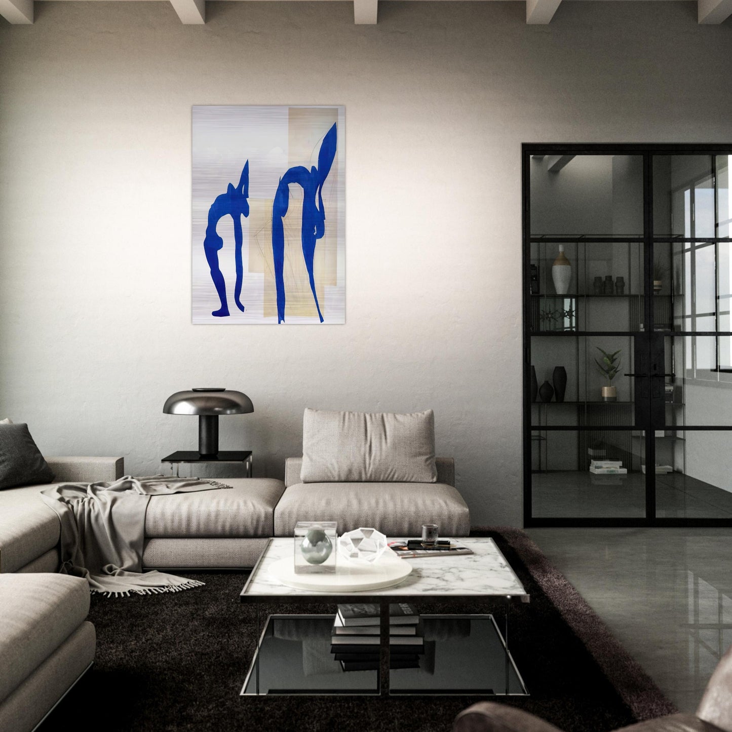 BLUE NUDES - Henri Matisse Brushed Aluminum Print - 70x100 cm / 28x40 inches | Henri Matisse Aluminum Print | Henri Matisse Prints