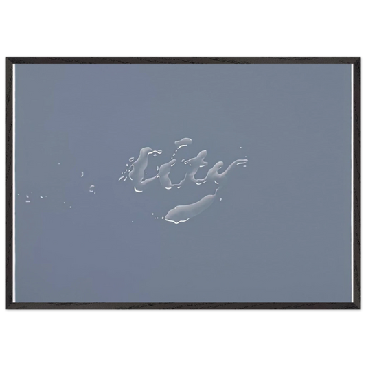 CITY 1969 - Edward Ruscha Framed Art Print – Black Wooden Frame - Default Title - -Framed Art Print