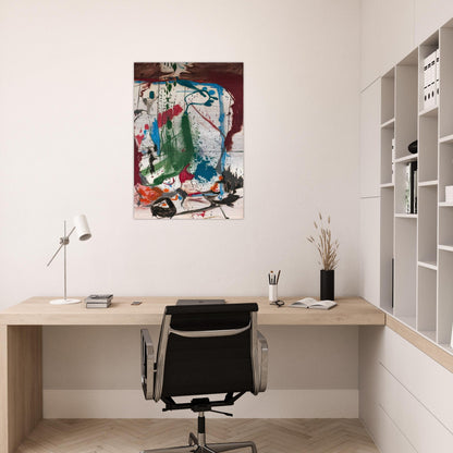 Las Mayas, 1958- - Helen Frankenthaler Brushed Aluminum Print - 70x100 cm / 28x40 inches | Helen Frankenthaler Aluminum Print | Helen Frankenthaler Prints