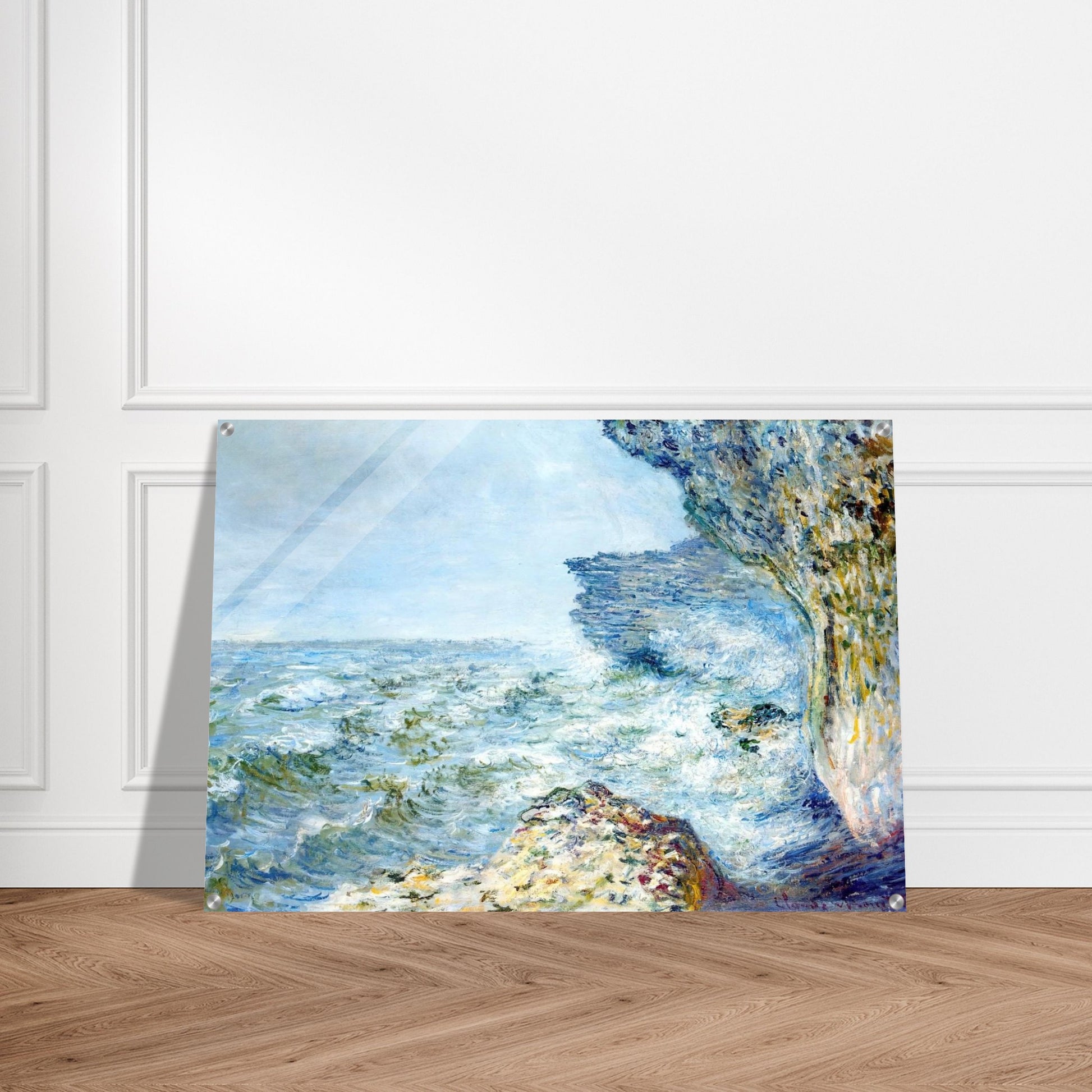 The Sea at Fecamp - claude monet Acrylic Print - 70x100 cm / 28x40″ inches