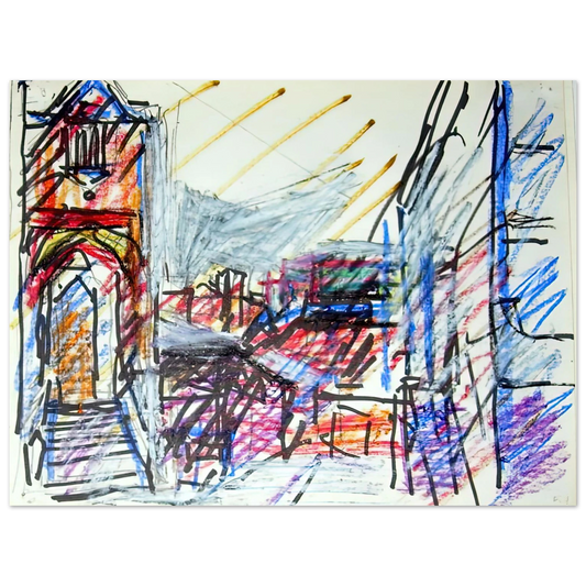 Frank Auerbach - TO THE STUDIOS Fine Art Poster - Default Title