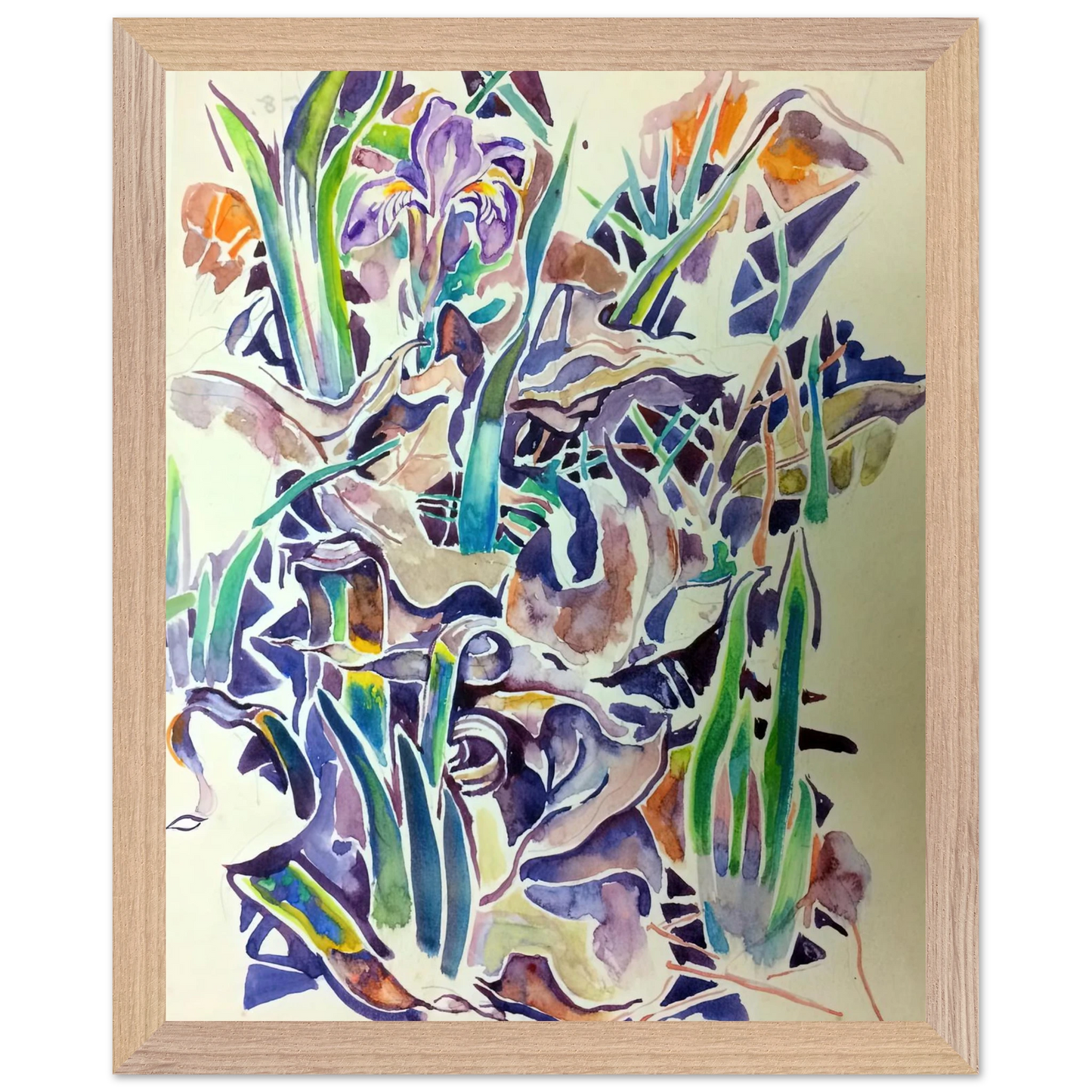 Walter Inglis Anderson - Walter Anderson Wall art - 15x20 cm / 6x8 inches - Premium Wooden Framed Poster With Fine Art Paper - Wood frame