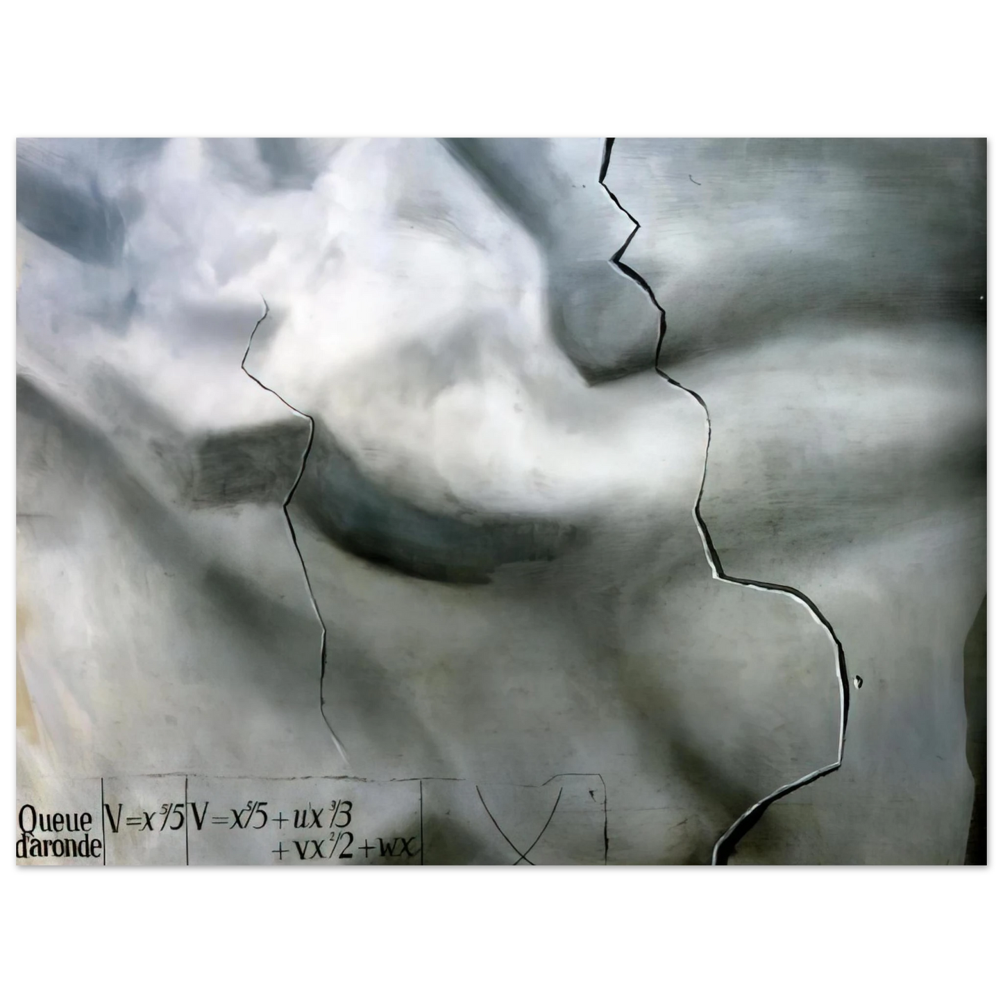 Salvador Dali - TOPOLOGICAL ABDUCTION OF EUROPE HOMAGE TO RENE THOM Fine Art Poster - Default Title