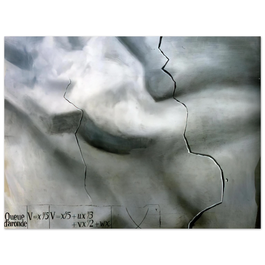 Salvador Dali - TOPOLOGICAL ABDUCTION OF EUROPE HOMAGE TO RENE THOM Fine Art Poster - Default Title