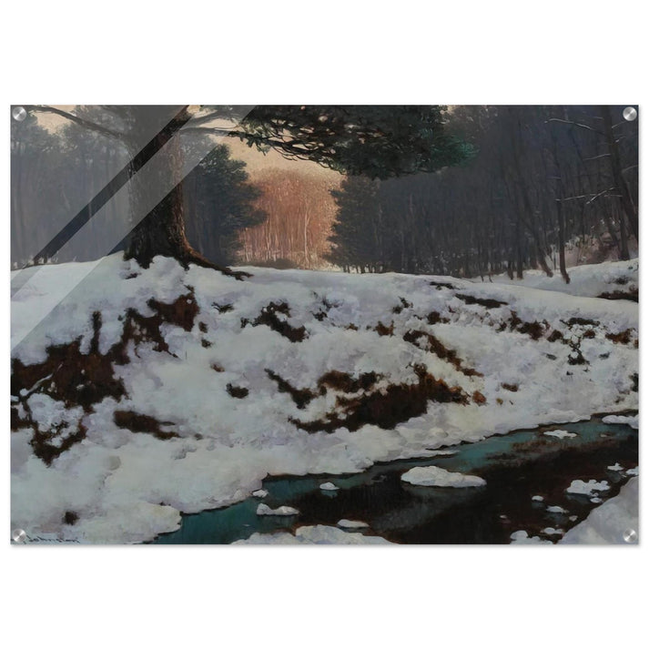 The Shadowed Valley - Post-Impressionism - Frank Johnston Acrylic Print - 70x100 cm / 28x40″ inches