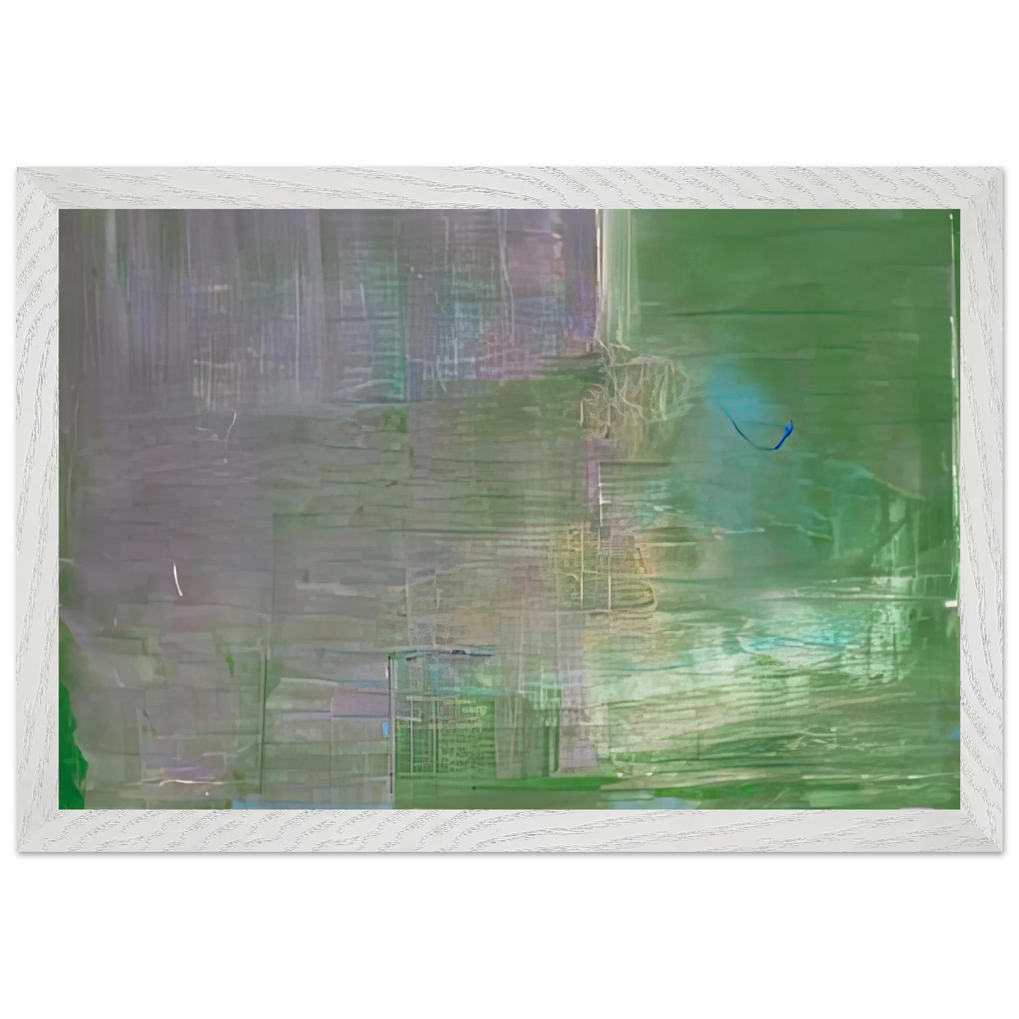 Helen Frankenthaler - Claude's Message, 1976- Wall Art - 30x40 cm / 12x16 inches - Premium Wooden Framed Poster With Fine Art Paper - Wood frame