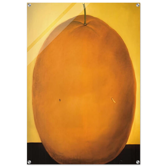 ORANGE - Fernando Botero Acrylic Print - 70x100 cm / 28x40″ inches | Fernando Botero Wall Art | Fernando Botero Prints