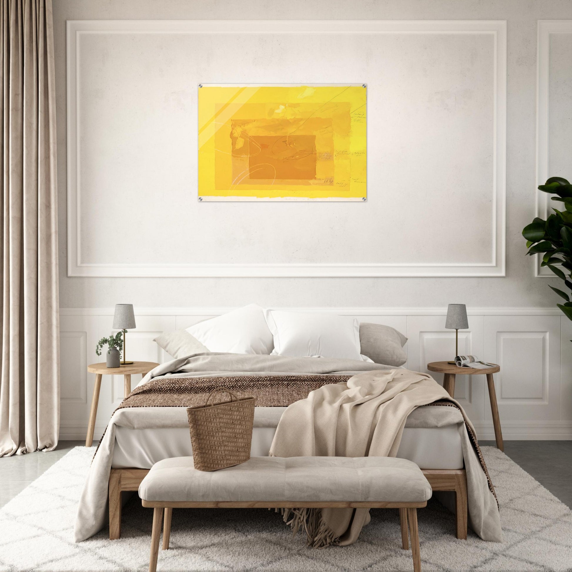 STUDY FOR HOMAGE TO THE SQUARE - Josef Albers Acrylic Print - 70x100 cm / 28x40″ inches | Josef Albers Wall Art | Josef Albers Prints