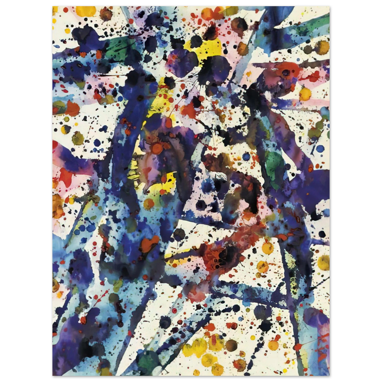 Sam Francis - Taches  Untitled  Fine Art Poster - Default Title