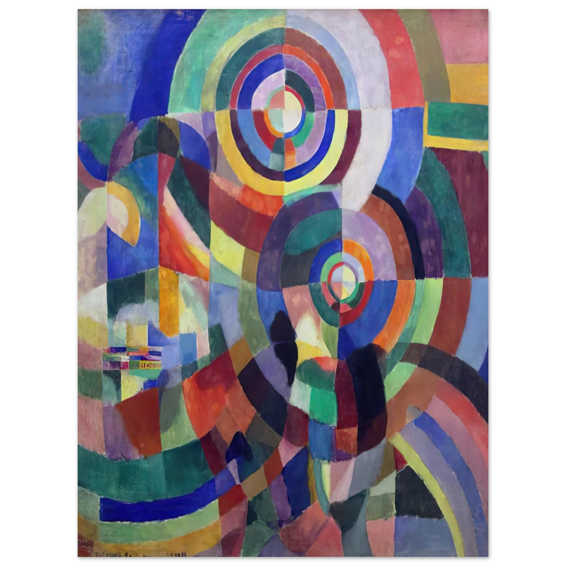 Sonia Delaunay - ELECTRIC PRISMS 1 Fine Art Poster - Default Title