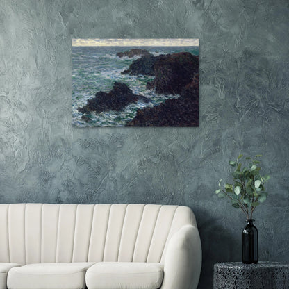 The Cote Sauvate - claude monet Brushed Aluminum Print - 70x100 cm / 28x40 inches | claude monet Aluminum Print | claude monet Prints
