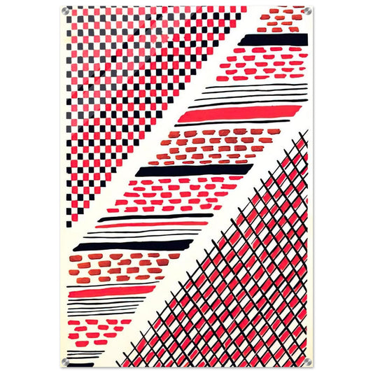 COMPOSITION 13 - Sonia Delaunay Acrylic Print - 70x100 cm / 28x40″ inches