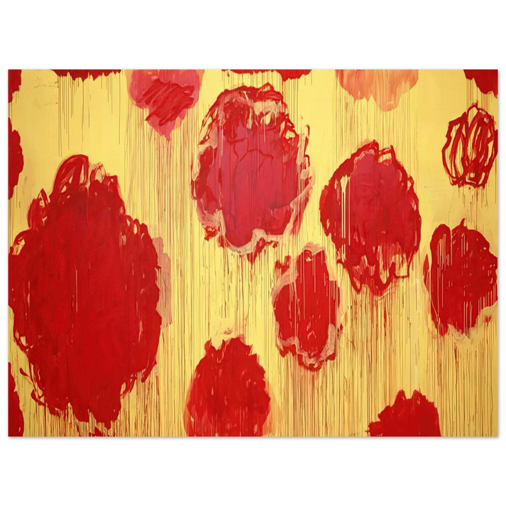 Cy Twombly - Untitled  Peonias series   75x100 cm / 30x40inches Fine Art Poster