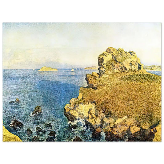 Theo van Rysselberghe - THE POINTE DE PER KIRIDEC AT ROSCOFF Fine Art Poster - Default Title