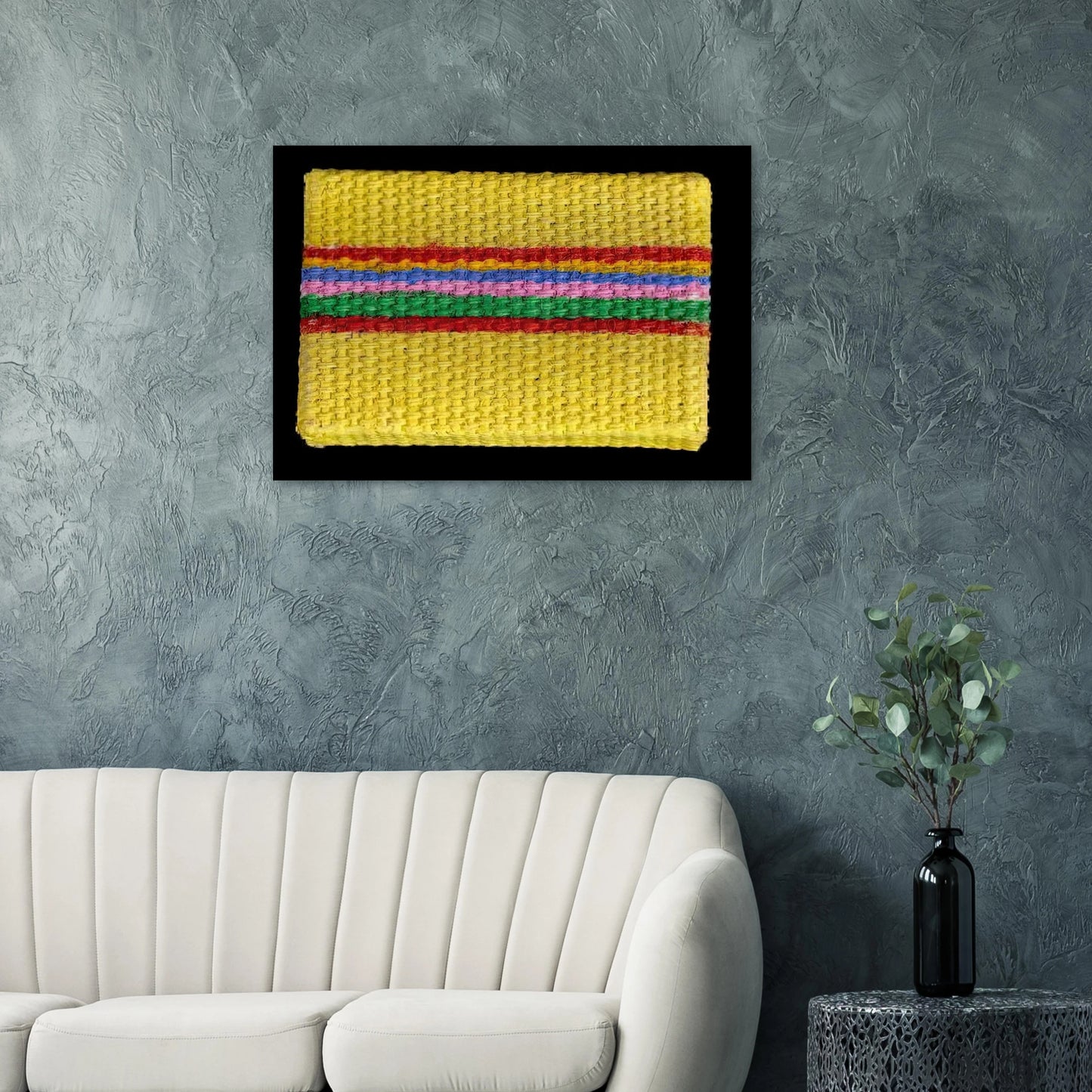 Micro-Painting - 1968 - Gene Davis Brushed Aluminum Print - 70x100 cm / 28x40 inches | Gene Davis Aluminum Print | Gene Davis Prints