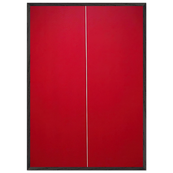 Be I - Barnett Newman 70x100 cm / 28x40 inches Framed Art Print – Black Wooden Frame