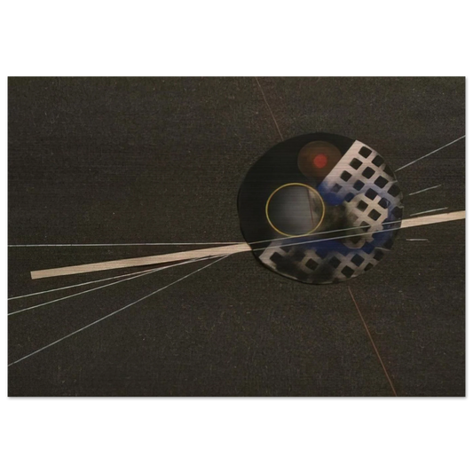 Emery Paper collage - Laszlo Moholy-Nagy Brushed Aluminum Print - 70x100 cm / 28x40 inches | Laszlo Moholy-Nagy Aluminum Print | Laszlo Moholy-Nagy Prints