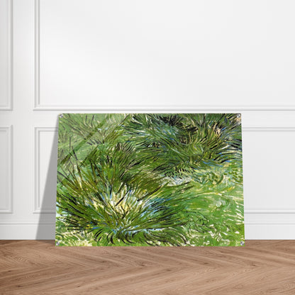 Clumps of Grass - Vincent van Gogh Acrylic Print - 70x100 cm / 28x40″ inches