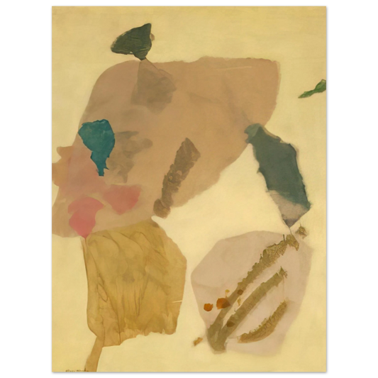 Kenzo Okada - Lemon Yellow - 1950 Fine Art Poster - Default Title