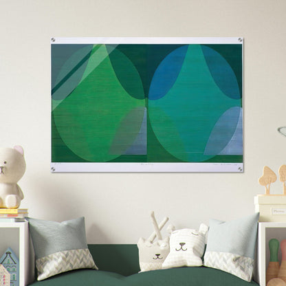 Bowling - Sam Gilliam Acrylic Print - 70x100 cm / 28x40″ inches | Sam Gilliam Wall Art | Sam Gilliam Prints