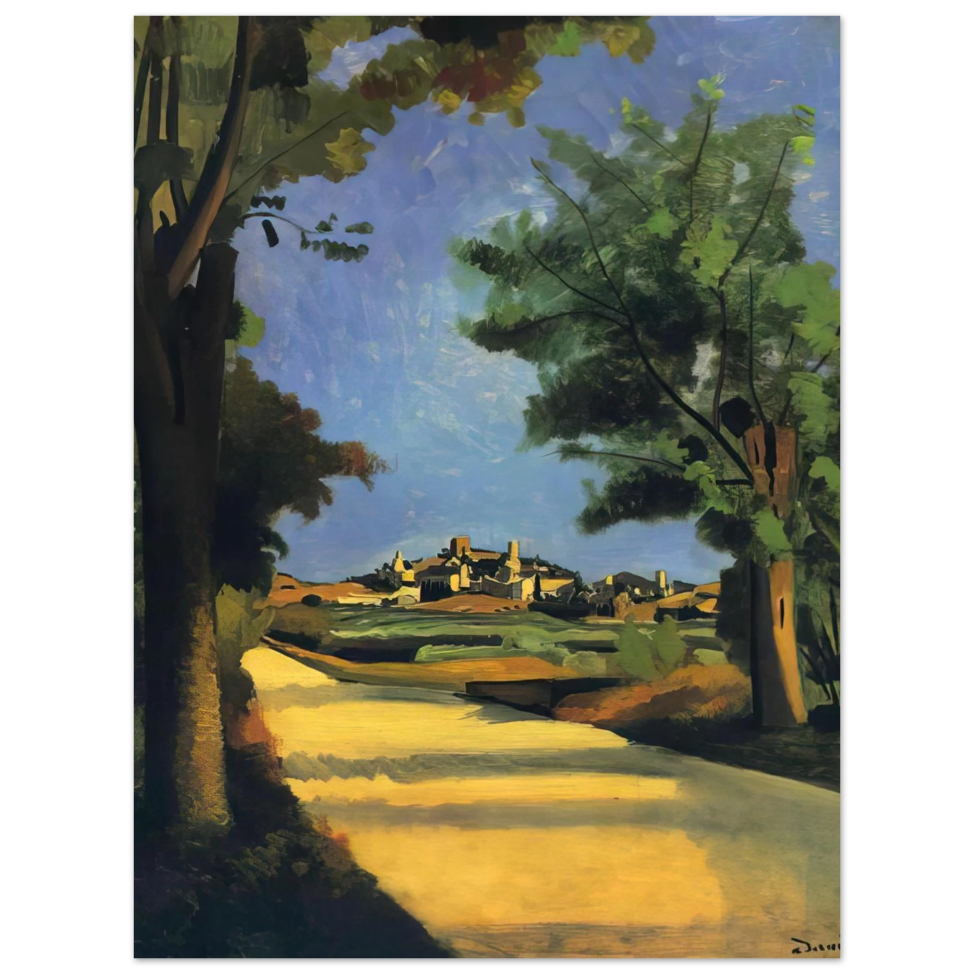 Andre Derain - THE ROAD 1932 Fine Art Poster - Default Title