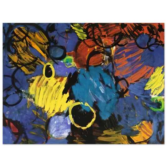 Ernst Wilhelm Nay - Motion - 1962 Fine Art Poster - Default Title