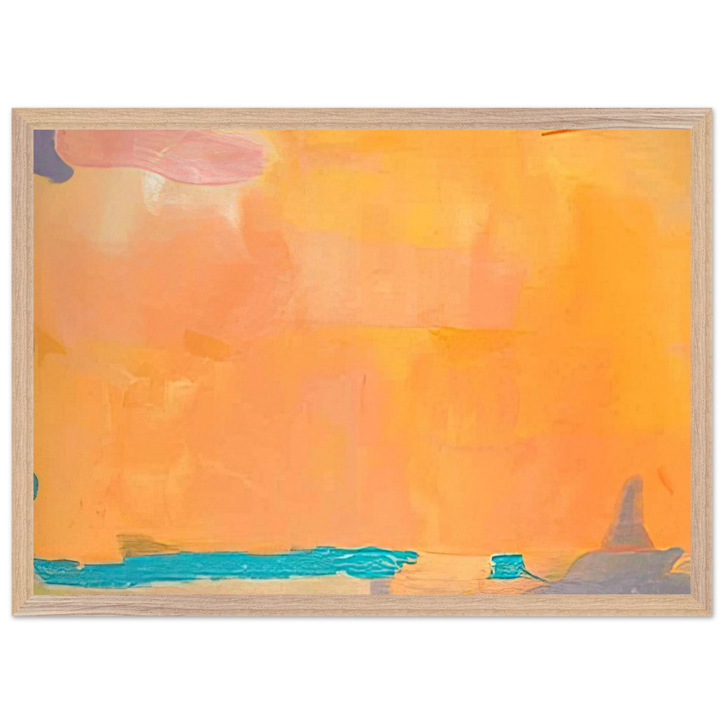 Helen Frankenthaler - Royal Fireworks - 1975 Wall art - 40x50 cm / 16x20 inches - Fine Art Poster - -