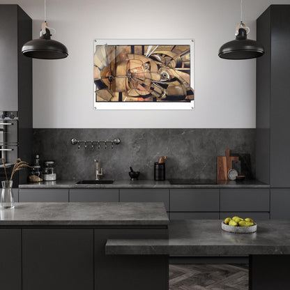 UNTITLED 1966 - Lee Bontecou Acrylic Print - 70x100 cm / 28x40″ inches | Lee Bontecou Wall Art | Lee Bontecou Prints