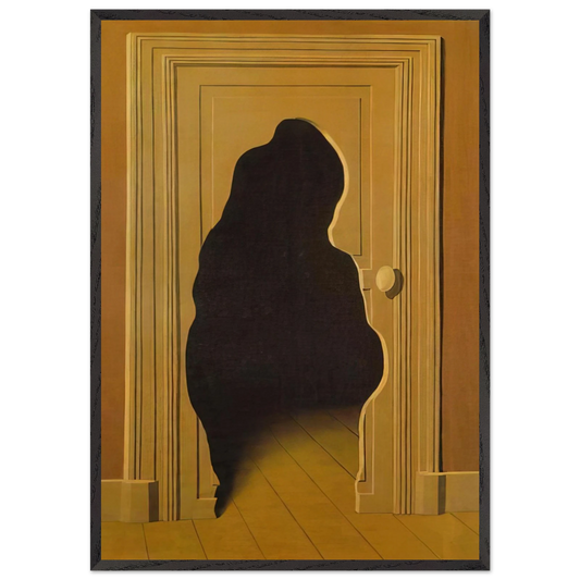 UNEXPECTED ANSWER 1933 - Rene Magritte Framed Art Print – Black Wooden Frame - Default Title - -Framed Art Print