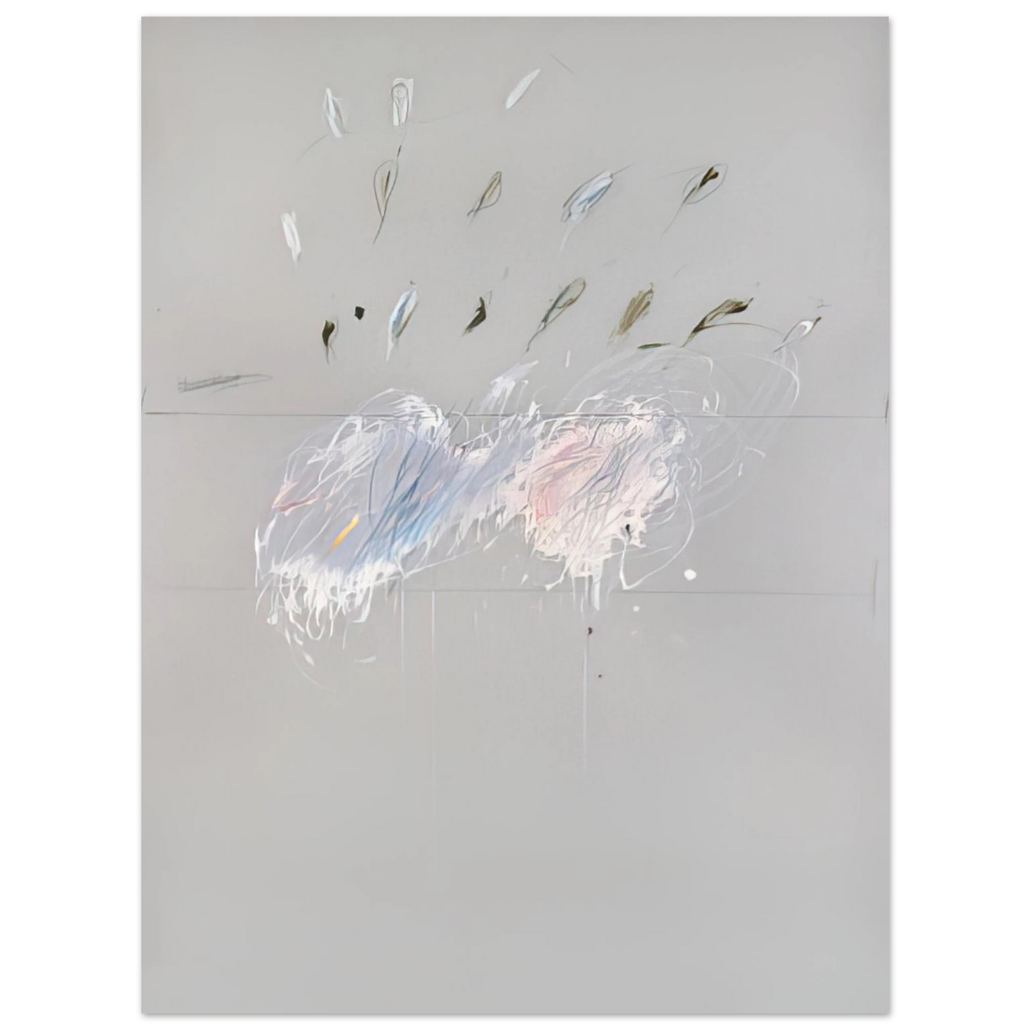 Cy Twombly - Nine Discourses on Commodus, Part VI Fine Art Poster - Default Title