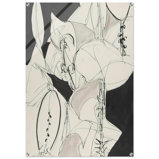 Secret Garden - 1981 - Gene Davis Acrylic Print - 70x100 cm / 28x40″ inches | Gene Davis Wall Art | Gene Davis Prints