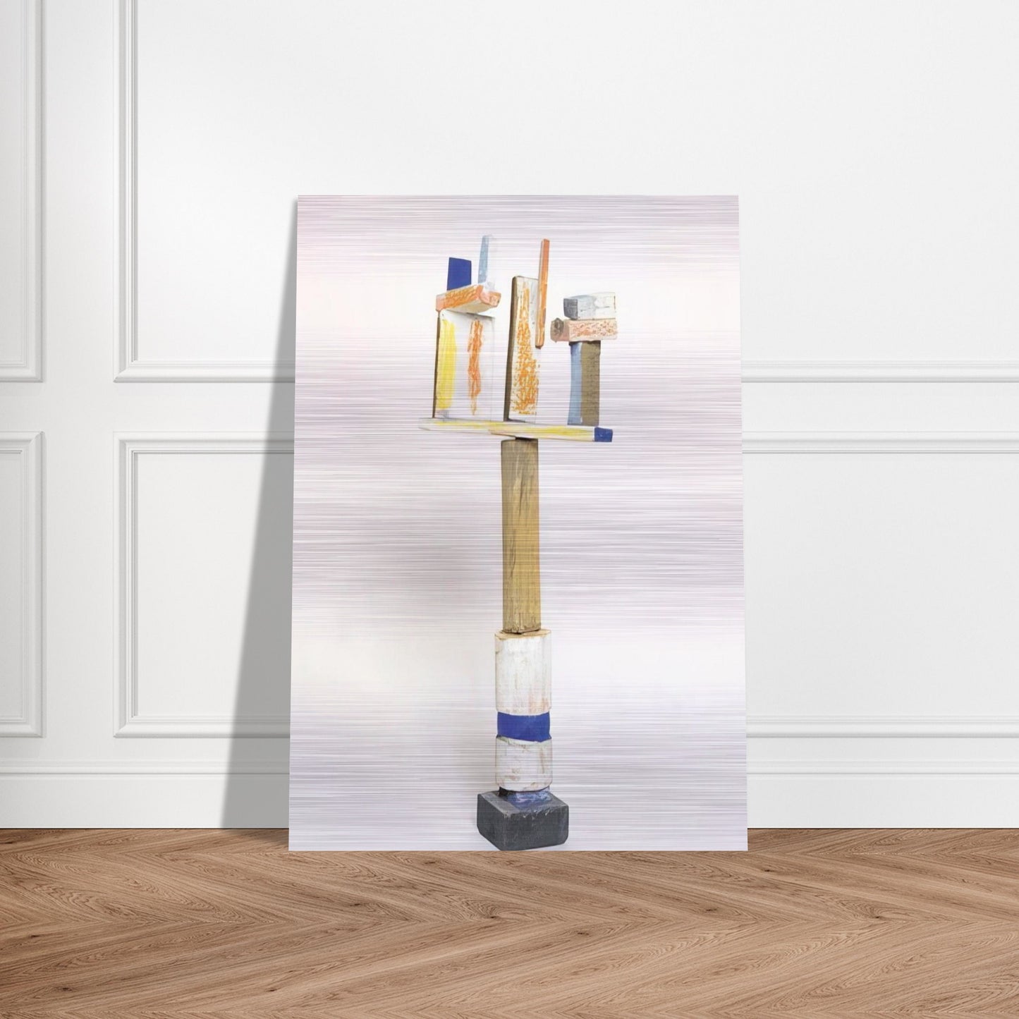 DIVERTIMENTO 1995 1 - Esteban Vicente Brushed Aluminum Print - 70x100 cm / 28x40 inches | Esteban Vicente Aluminum Print | Esteban Vicente Prints