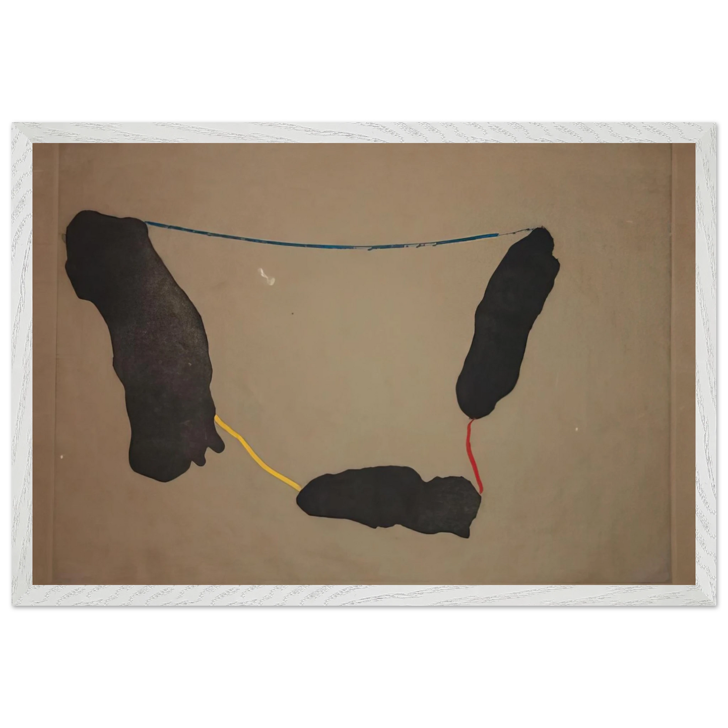 Helen Frankenthaler - Connected By Joy - 1973 Wall art - 13x18 cm / 5x7 inches - Premium Wooden Framed Poster With Fine Art Paper - Wood frame