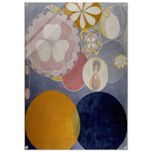 DE TIO ST RSTA N 2 BARNAALDERN 1907 - Hilma af Klint Acrylic Print - 70x100 cm / 28x40″ inches