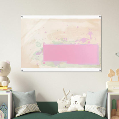 Orange-Pink-Green - 1971 - John Hoyland Acrylic Print - 70x100 cm / 28x40″ inches | John Hoyland Wall Art | John Hoyland Prints