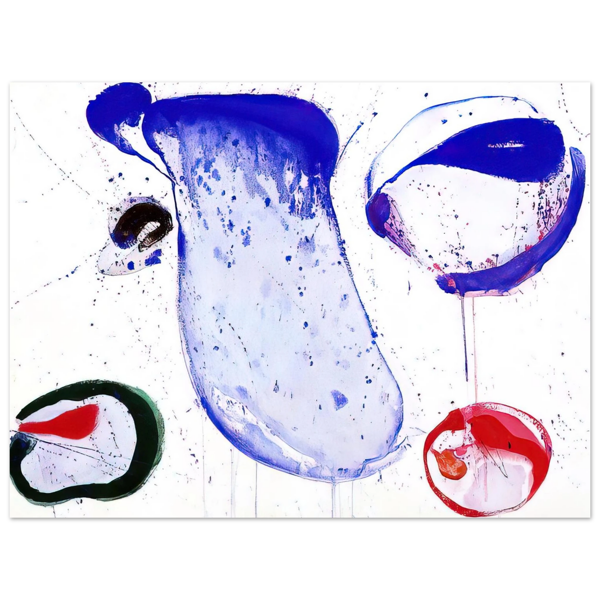 Sam Francis - Blue 47 Fine Art Poster - Default Title