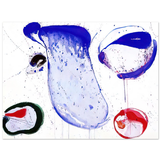Sam Francis - Blue 47 Fine Art Poster - Default Title