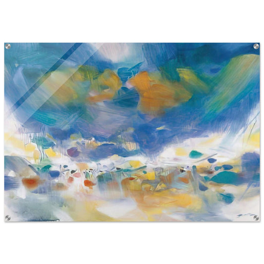 LE VOILE DES ILLUSIONS 2007 - Chu teh Chun Acrylic Print - 70x100 cm / 28x40″ inches