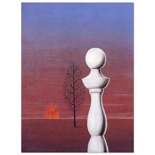 Rene Magritte - FASHIONABLE PEOPLE 1950 Fine Art Poster - Default Title