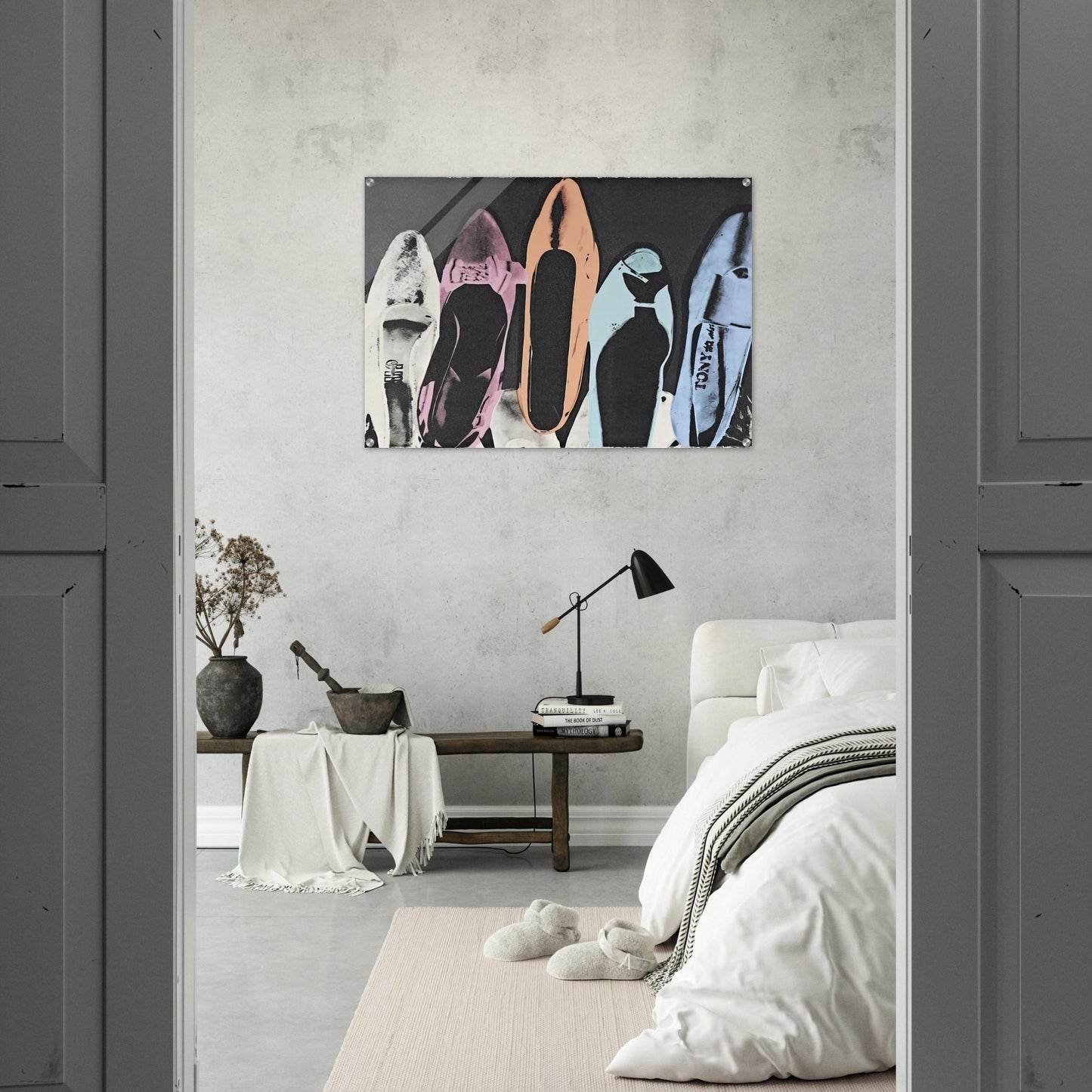 Diamond Dust Shoes - Andy Warhol Acrylic Print - 70x100 cm / 28x40″ inches | Andy Warhol Wall Art | Andy Warhol Prints