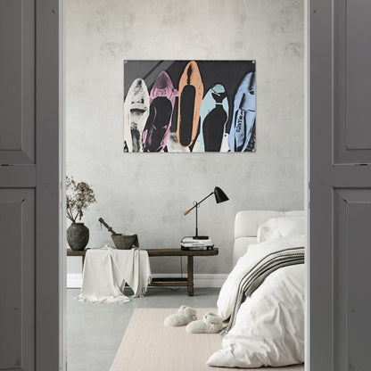 Diamond Dust Shoes - Andy Warhol Acrylic Print - 70x100 cm / 28x40″ inches | Andy Warhol Wall Art | Andy Warhol Prints