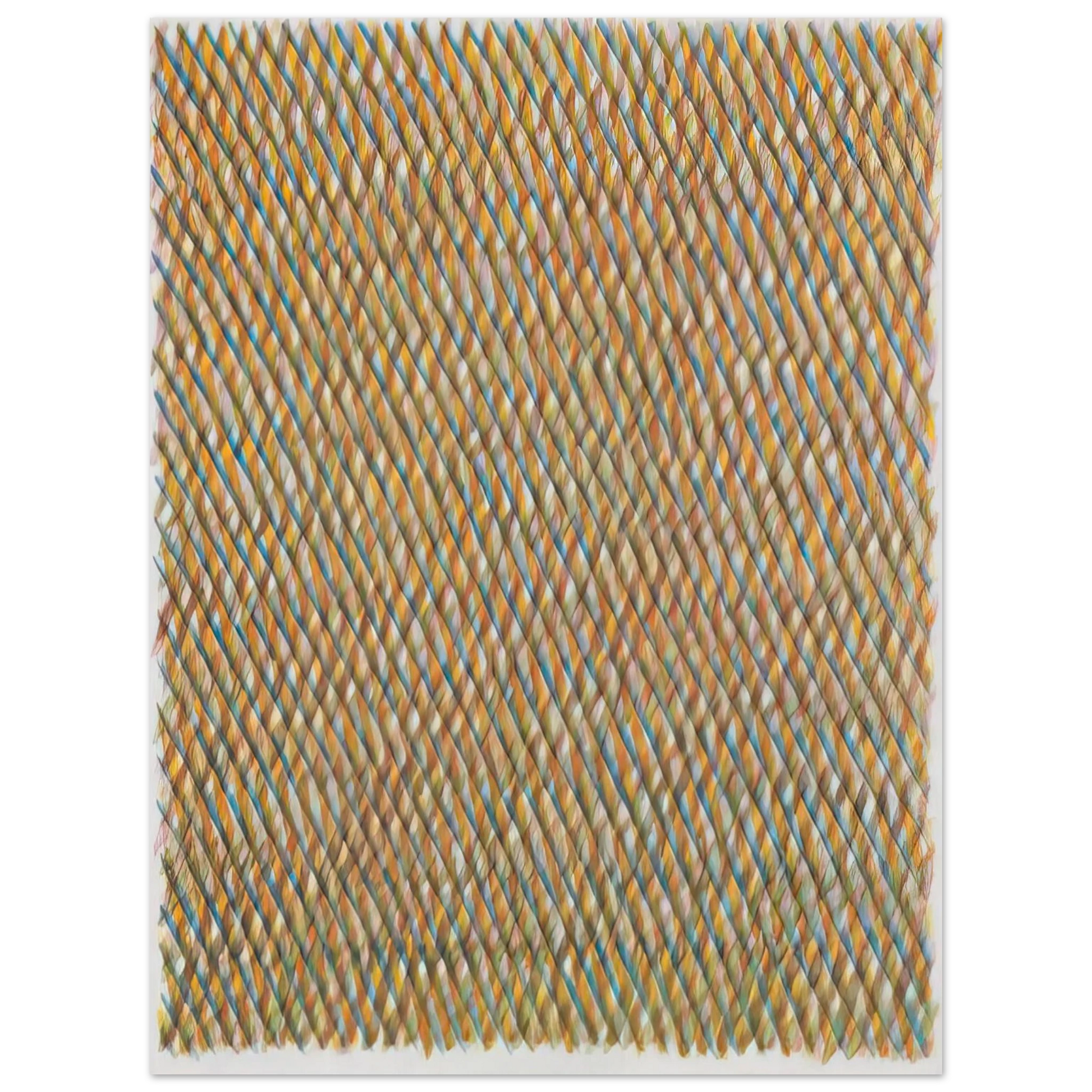 Piero Dorazio - Momento continou - Op Art Fine Art Poster - Default Title