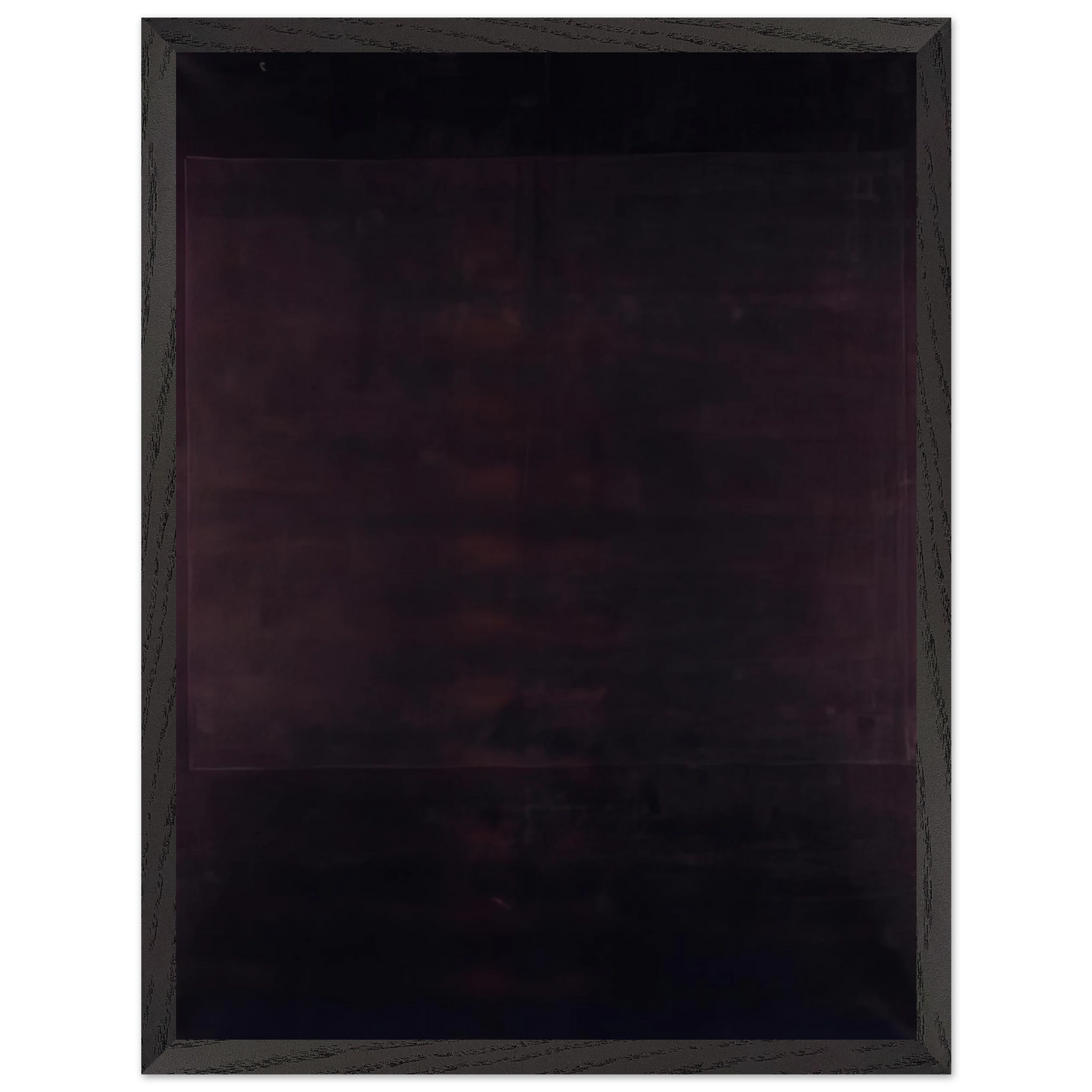 Mark Rothko - No. 4 - 1964 Wall Art - 21x29.7 cm / 8x12" - Premium Wooden Framed Poster With Fine Art Paper - Black frame