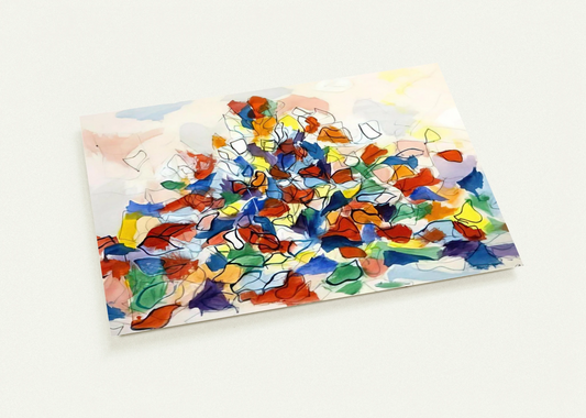 Color Abstraction - 1967 By Robert Goodnough Pack of 10 Post Cards | Robert Goodnough Post Cards | A6 (10.5 x 14.8 cm) - 4.1 x 5.8 inches