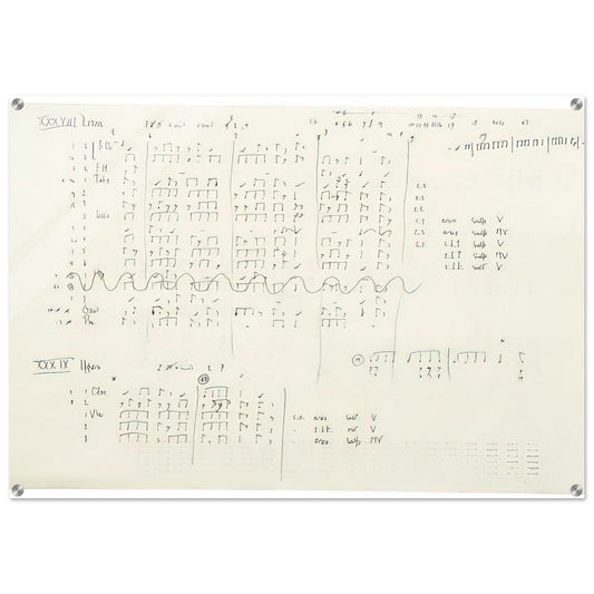 Cheap Imitation - 1971 - John Cage Acrylic Print - 70x100 cm / 28x40″ inches